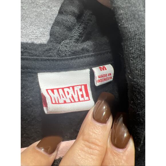 Vintage Marvel Comic Venom from Spider-Man Retro Mens Hoodie Size M - Picture 7 of 12